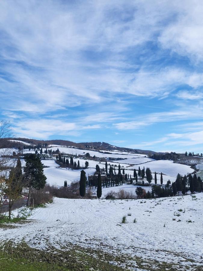 Апартаменты Casa Per L'Osticcio Vista Sulla Val D'Orcia Монтальчино Экстерьер фото