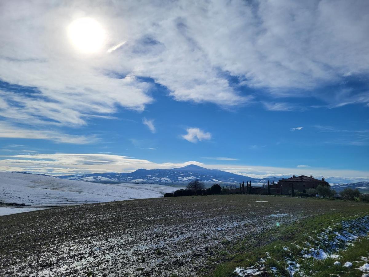 Апартаменты Casa Per L'Osticcio Vista Sulla Val D'Orcia Монтальчино Экстерьер фото